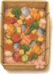 彩りバラちらし　一折